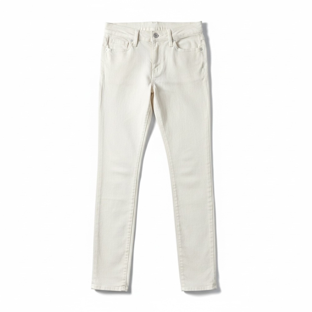 Anthropologie Level 99 White Skinny Jeans Size 27 NWOT
